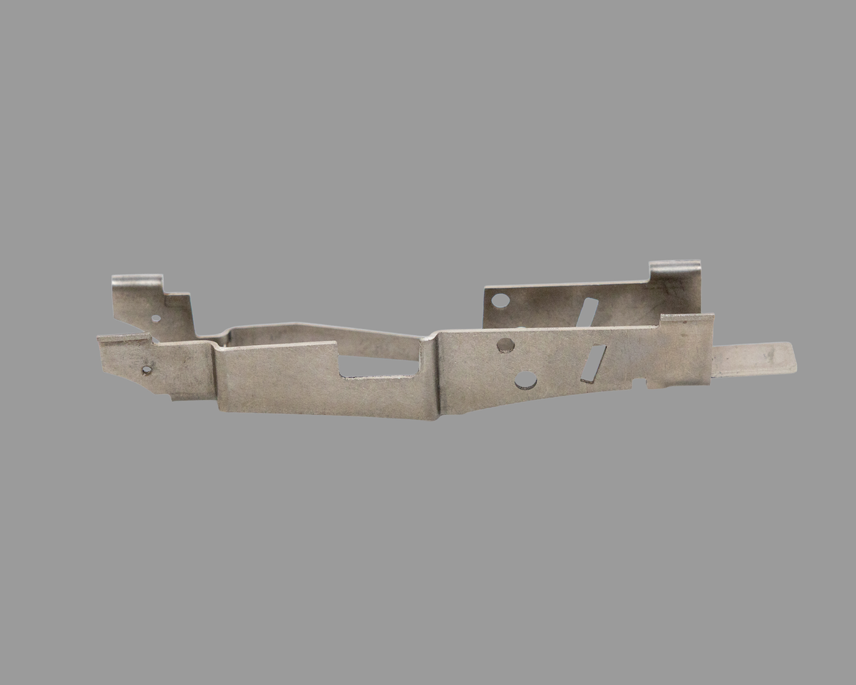 Formed magazine frame, side profile